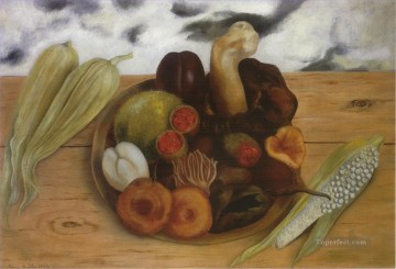 Fruits of the Earth Frida Kahlo still life decor Oil Paintings
